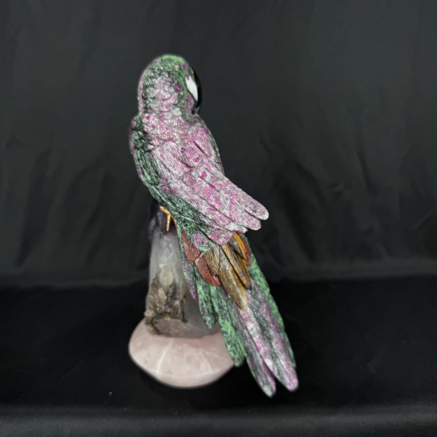 The Rubyzoisite Macaw