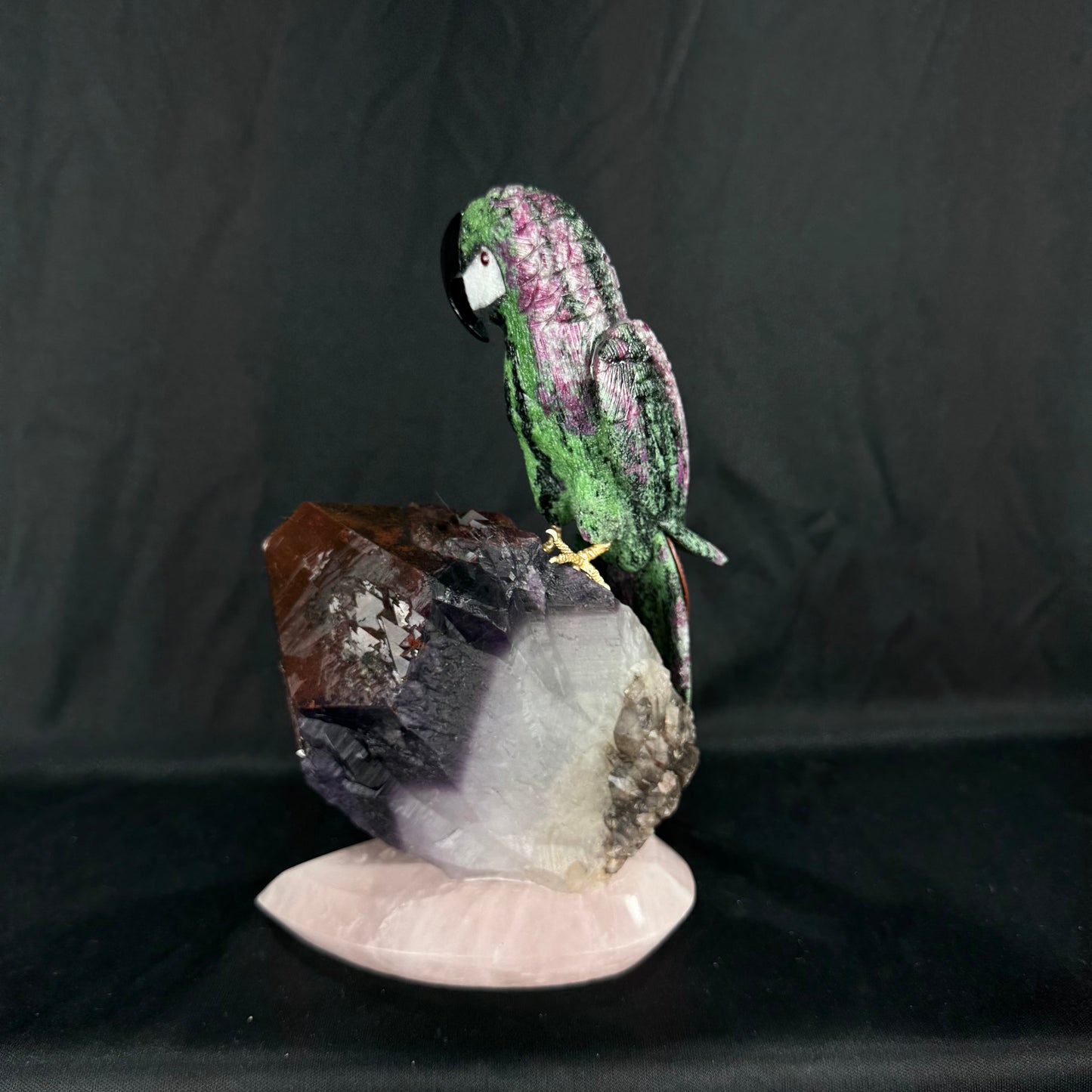 The Rubyzoisite Macaw