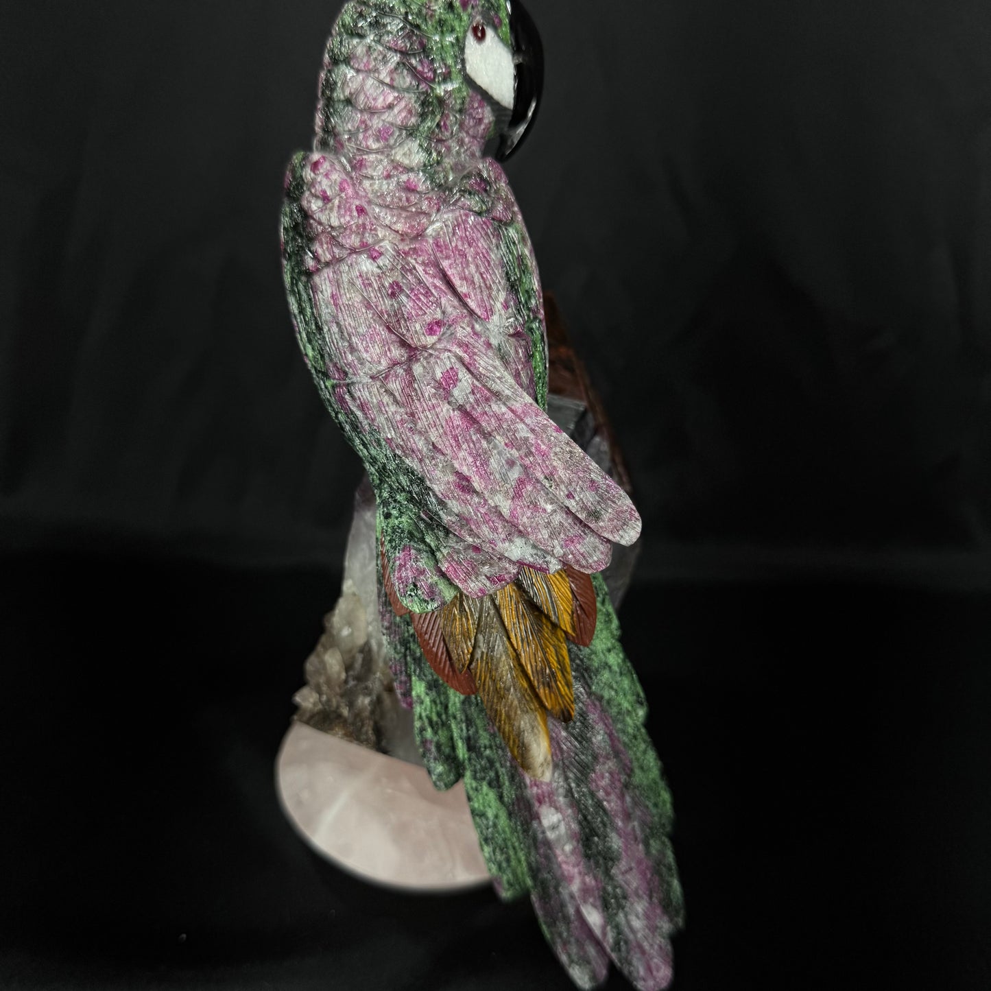The Rubyzoisite Macaw