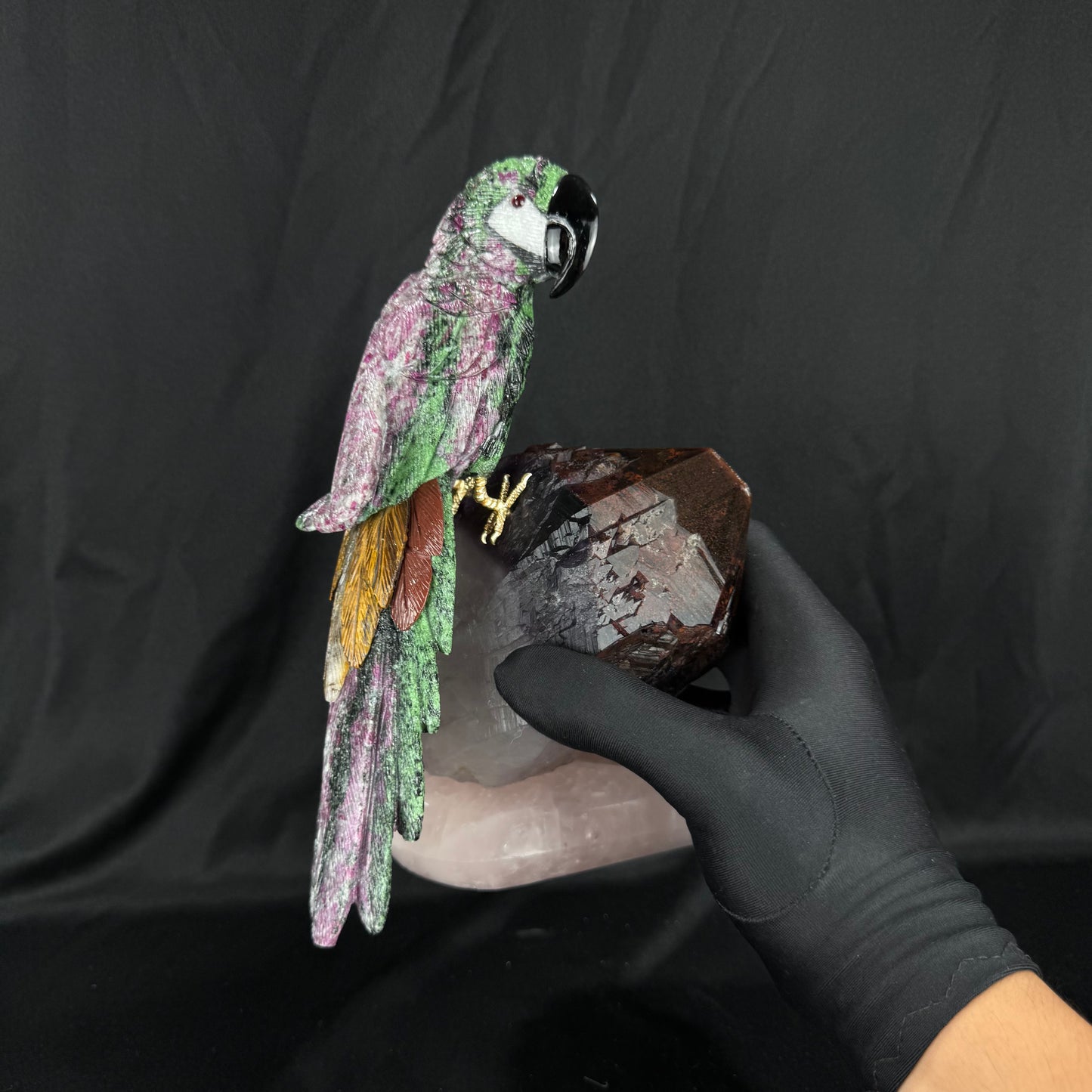 The Rubyzoisite Macaw